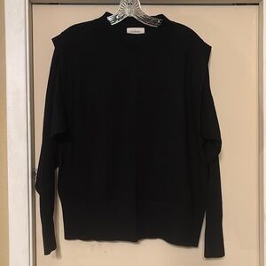 Bohme black long sleeve cap sweater
